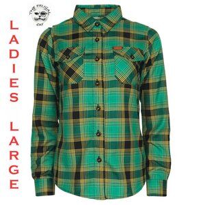 DIXXON FLANNEL - COOL RUNNINGS Flannel Shirt - Women's Large